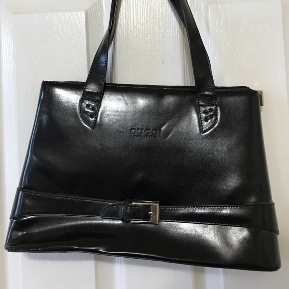 Vintage Patent Leather Gucci Handbag - Picture 1 of 1